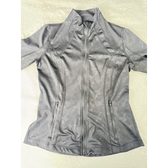 90 Degree By Reflex AcitveWear Jacket Black And Gray Zip Up Womans M - Picture 2 of 8